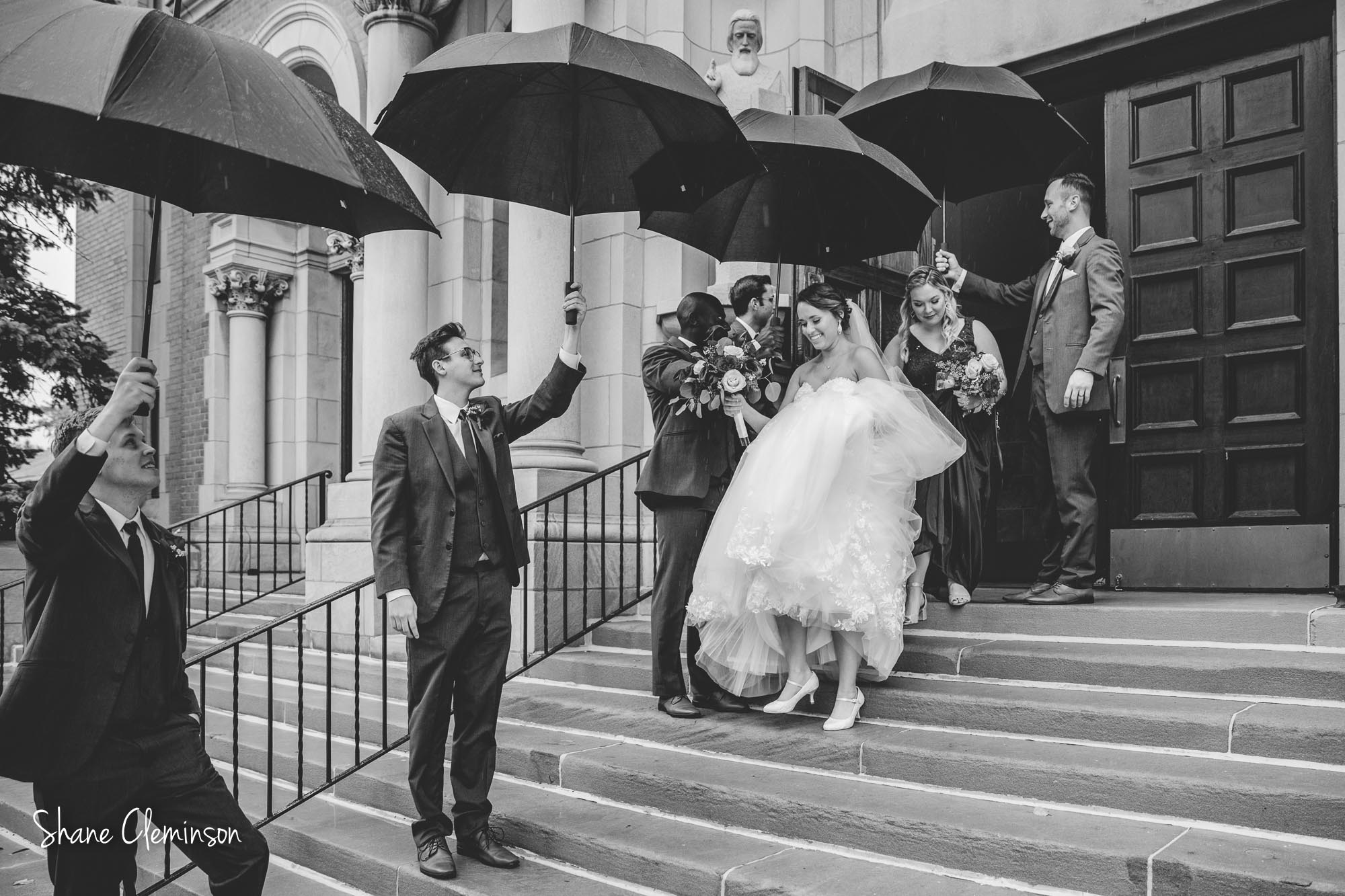 Rain on your wedding day!