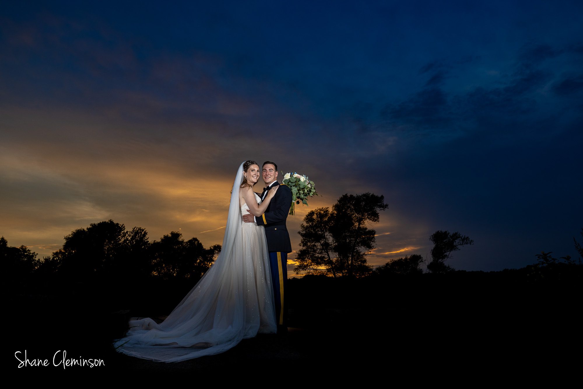 Sand Creek CC Chesterton Wedding Sunset Photos