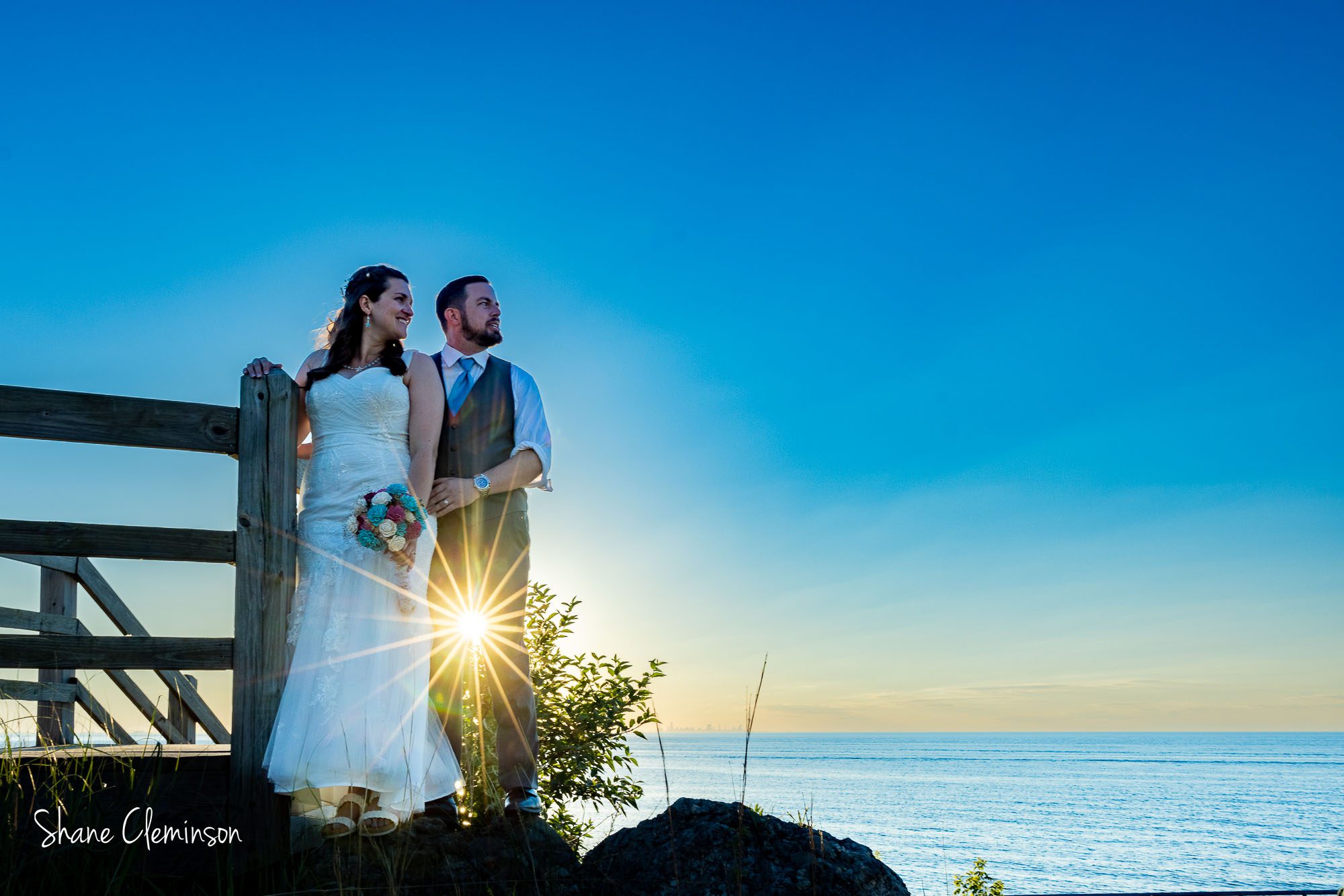 Portage Lakefront and Riverwalk Pavilion Wedding